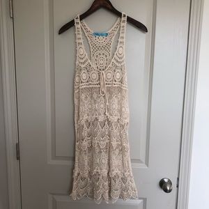 Solitaire swim coverup size small.